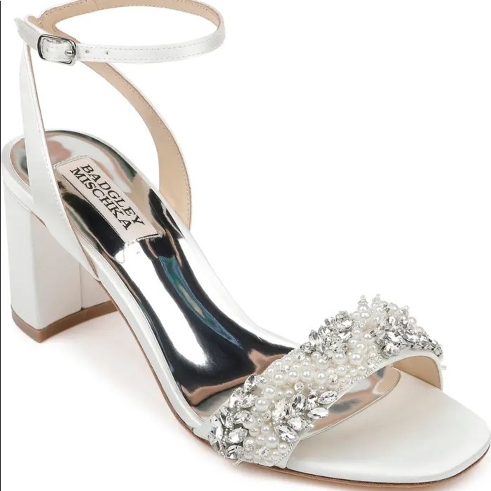 Badgley Mischka Clara Embellished Sandal